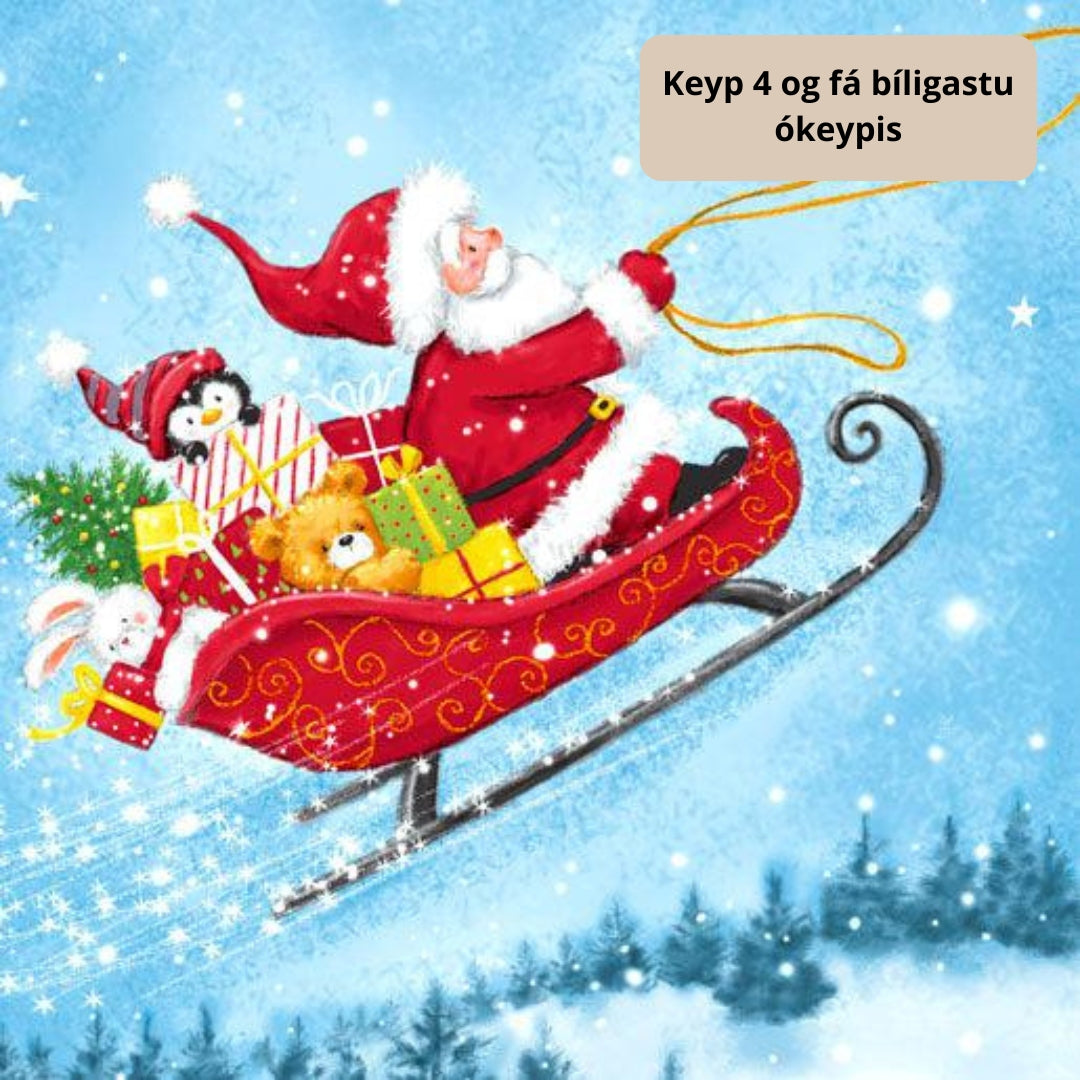 Duni Serv. 3-lag 33cm 20stk|12pak Sleigh ride