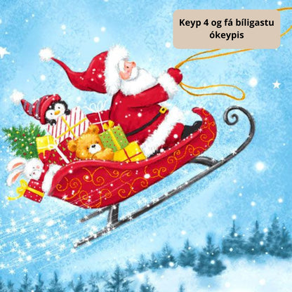 Duni Serv. 3-lag 33cm 20stk|12pak Sleigh ride