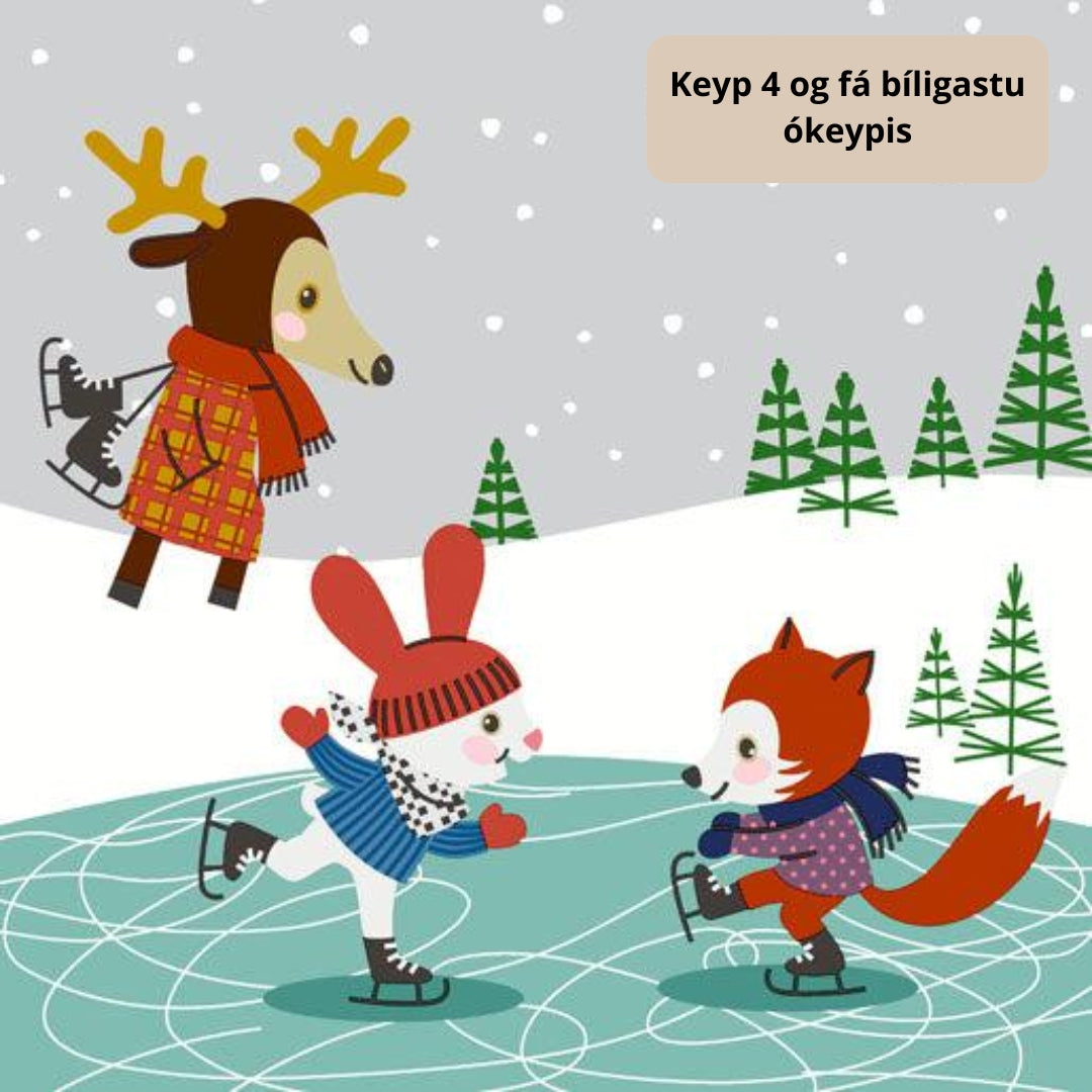 Duni Serv. 3-lag 33cm 20stk|12pak Skating friends