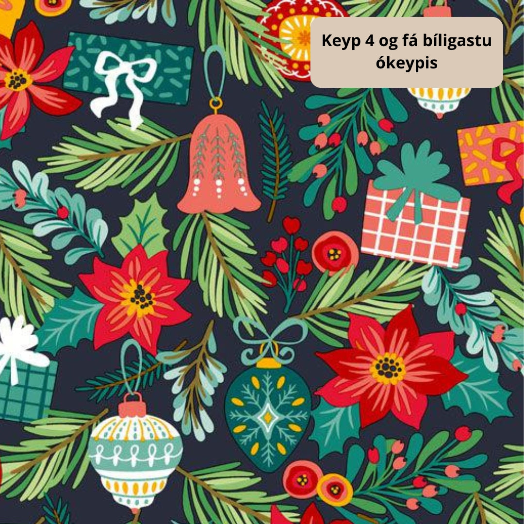 Duni Serv. 3-lag 33cm 20stk|12pak Flourish Xmas T