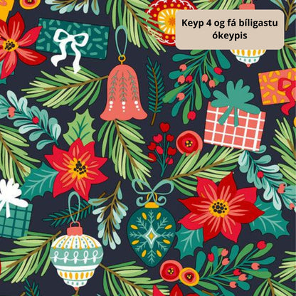 Duni Serv. 3-lag 33cm 20stk|12pak Flourish Xmas T