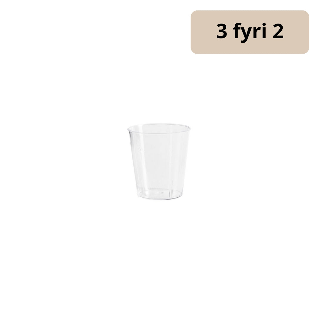Duni Glas 3cl snaps 20stk|Kart/16 transparent