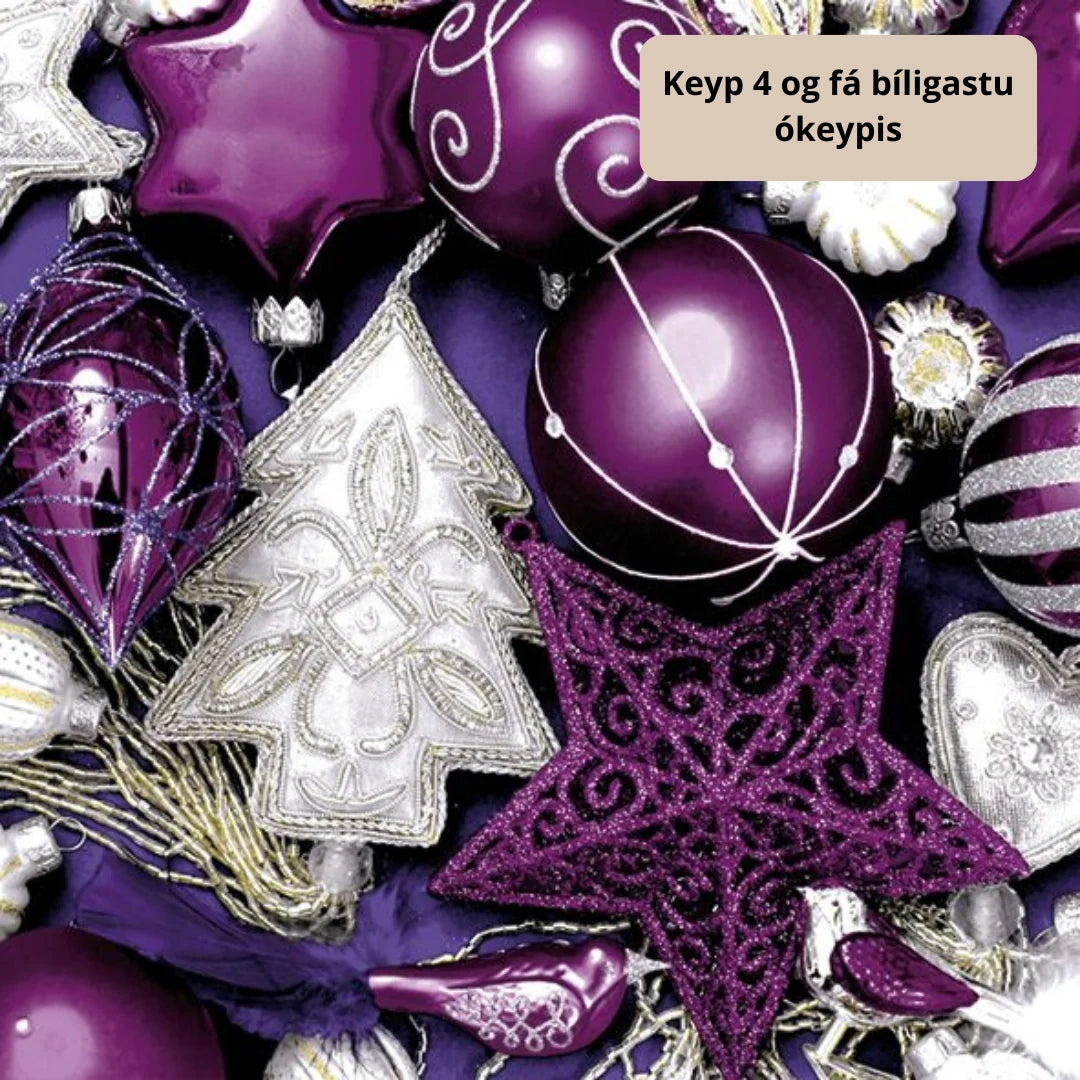 Serviettar Jólakúla lilla 33cm 20stk