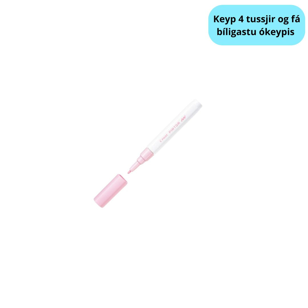 Tussj Fín 1,0mm Pastel Pink Pilot Pintor