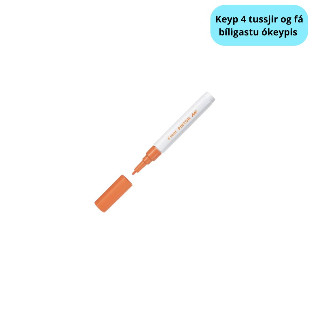 Tussj Fín 1,0mm Orange Pilot Pintor