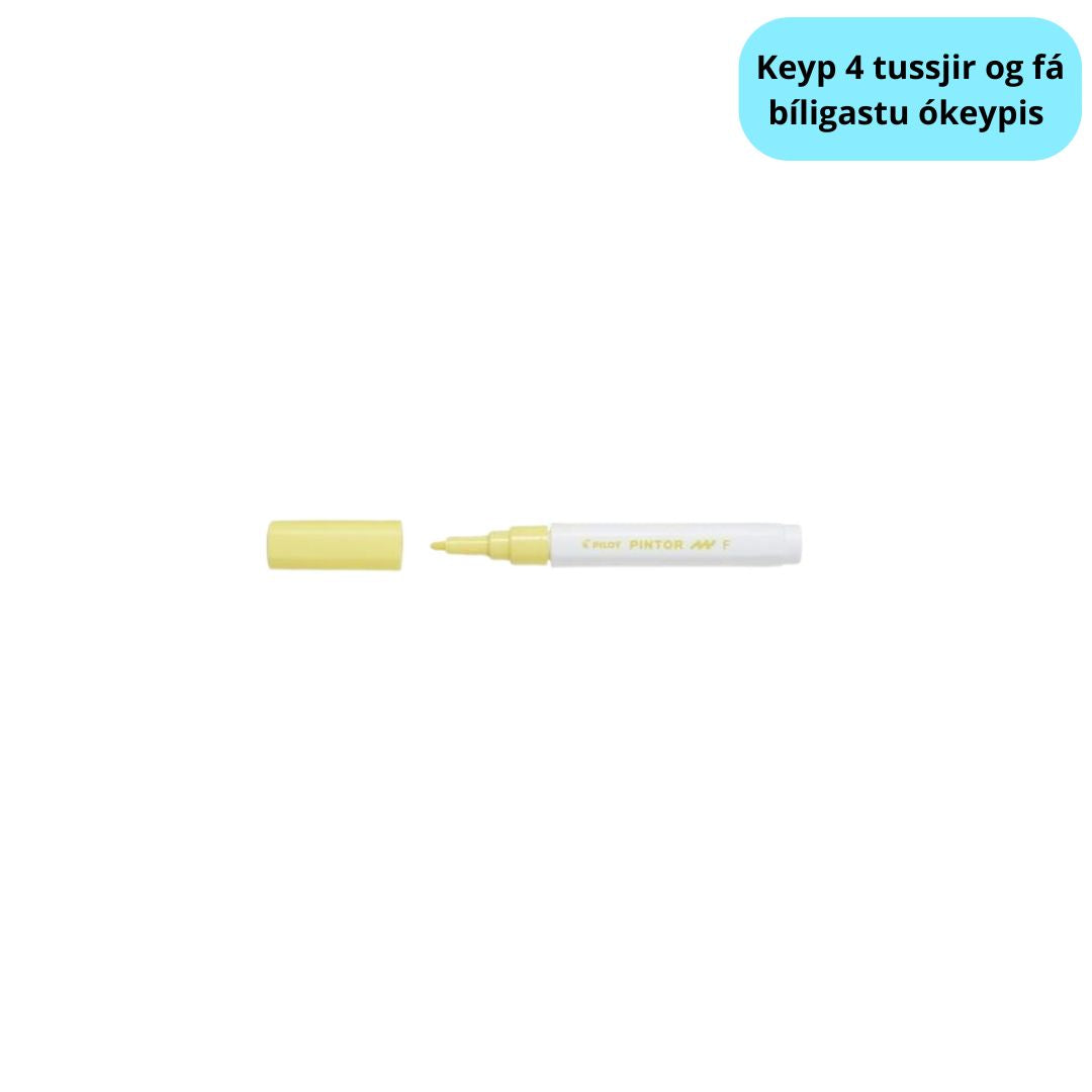 Tussj Fín 1,0mm Pastel Gul Pilot Pintor