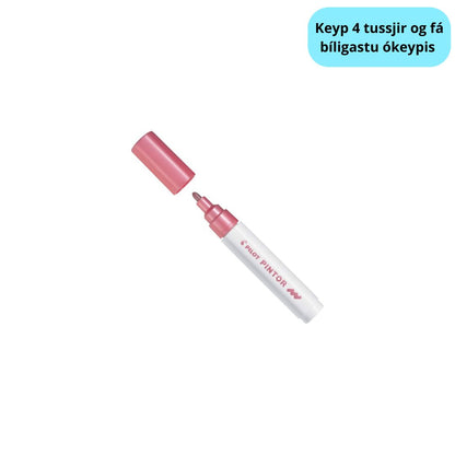 Tussj Medium 1,4mm Metalliskt Pink Pilot Pintor