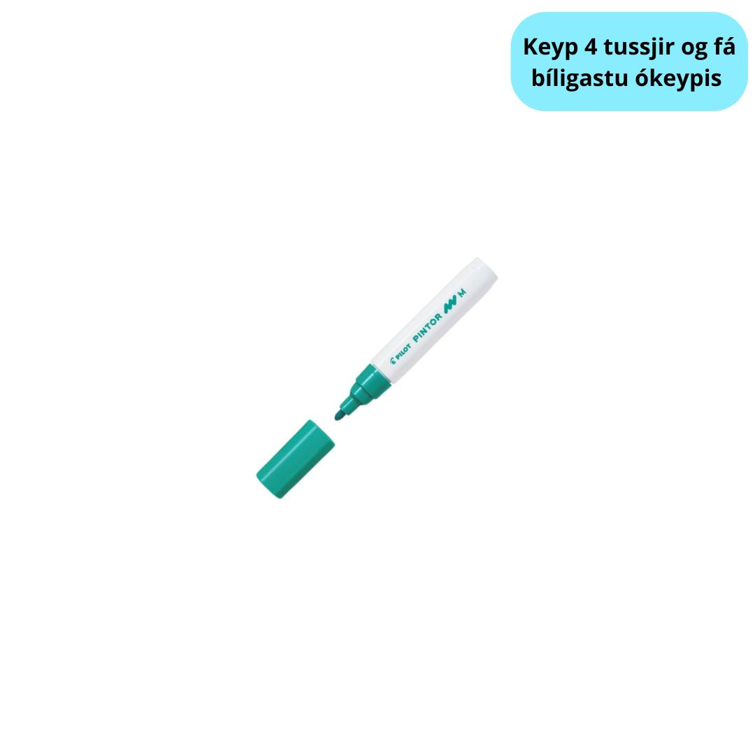 Tussj Medium 1,4mm Grønt Pilot Pintor