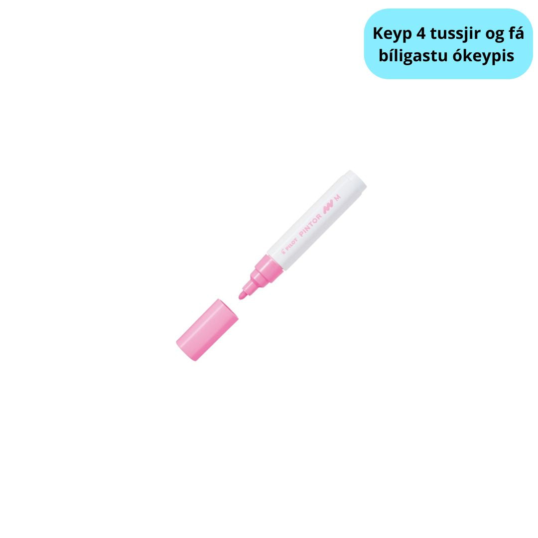 Tussj Medium 1,4mm Pink Rosa Pilot Pintor