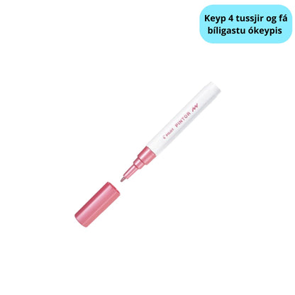 Tussj Fín 1,0mm Metalic Pink Pilot Pintor