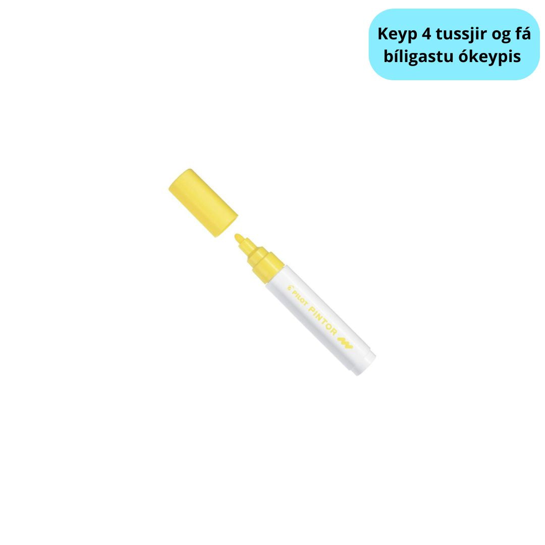 Tussj Medium 1,4mm Gul Pilot Pintor