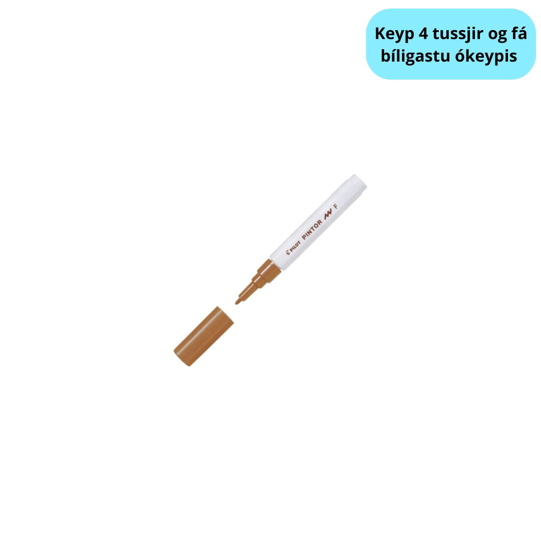 Tussj Fín 1,0mm Brúnt Pilot Pintor