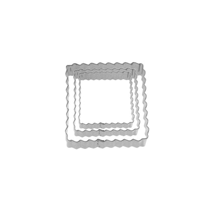 Westmark Útstikkarar RF Kvadrat v/bylgjum 4/5/6cm 3stk
