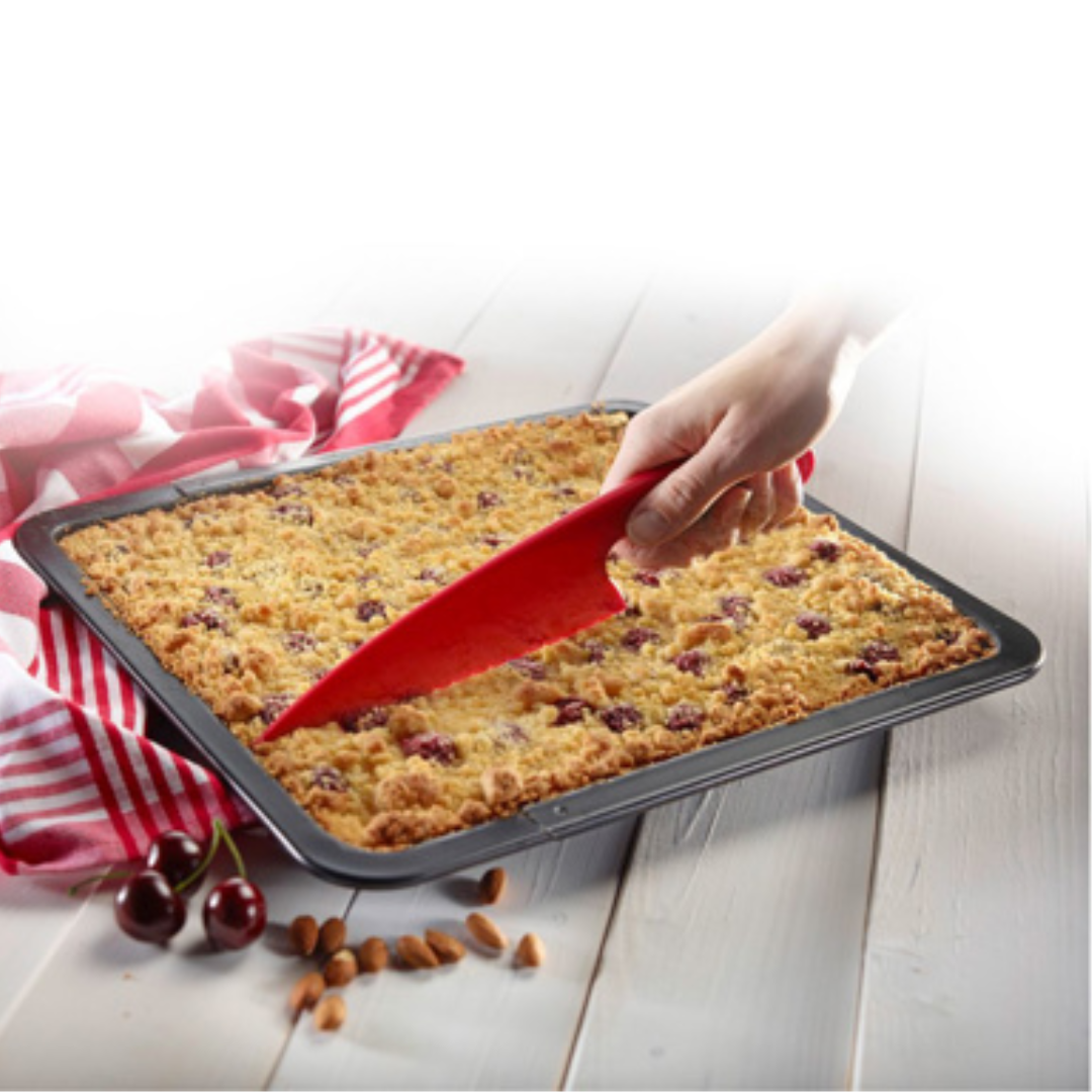 Westmark  Køkuknívur plast v/spaka 29cm B5,9cm reyður