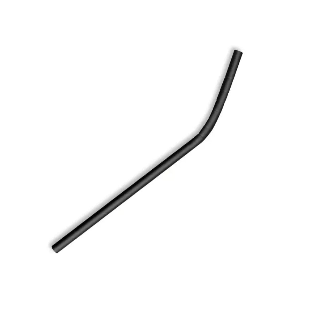 Biopak Súgvirør Ø6 L197 v/bend Papp/svart 250stk|kar10