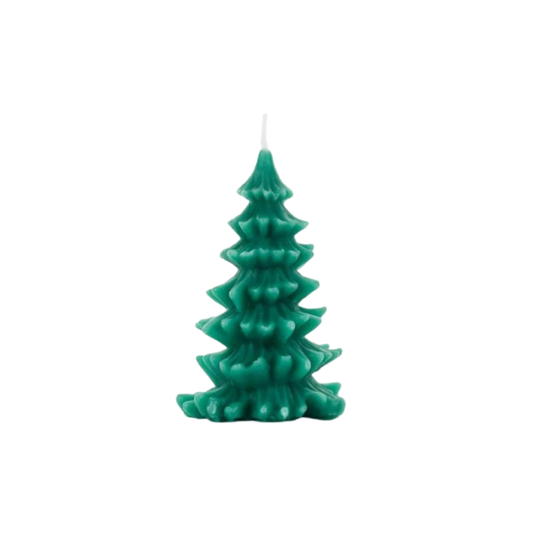 Partydeco Figurljós jólatræ 10cm Grønt