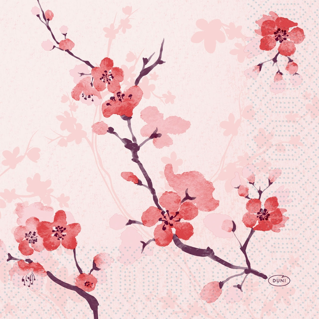 D.Serv. 3-lag 33cm 20stk|12 Cherry Breeze Pink