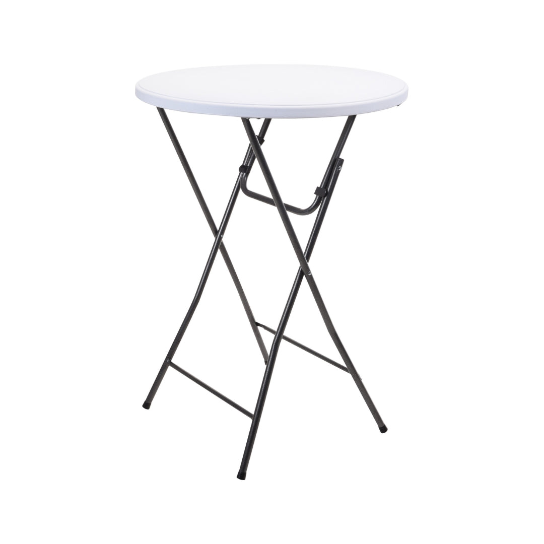 Konferansuborð Ø80cm H110cm hvítt