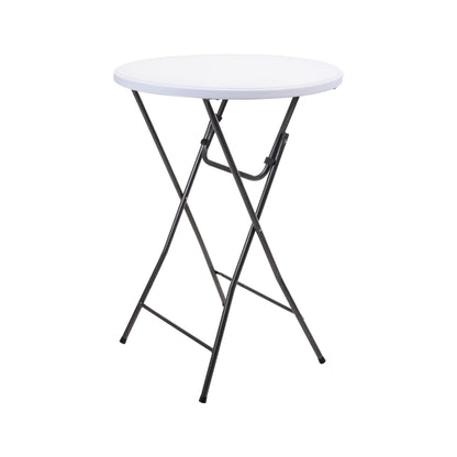 Konferansuborð Ø80cm H110cm hvítt