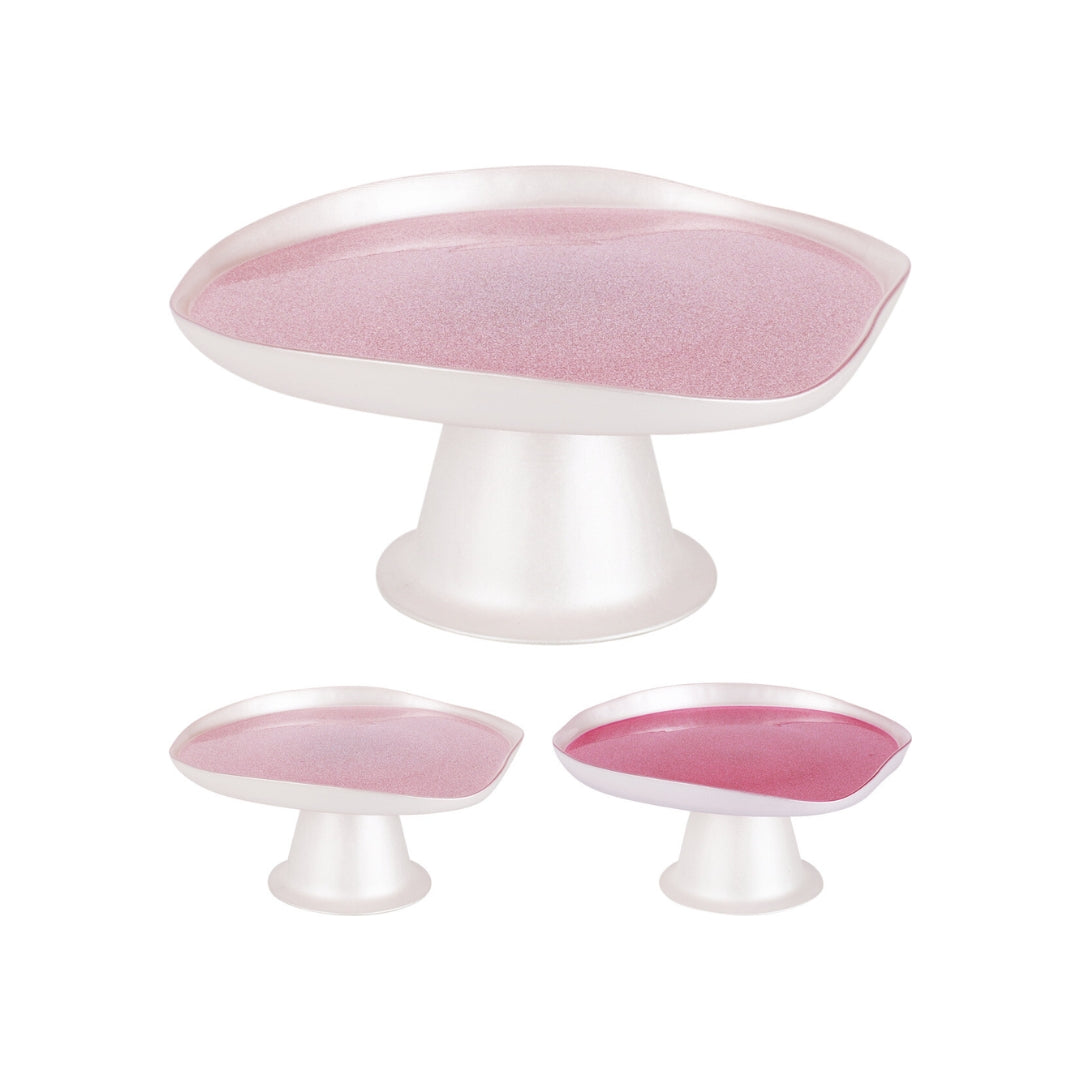 Fat á fóti 21cm glas Pink ella sart rosa