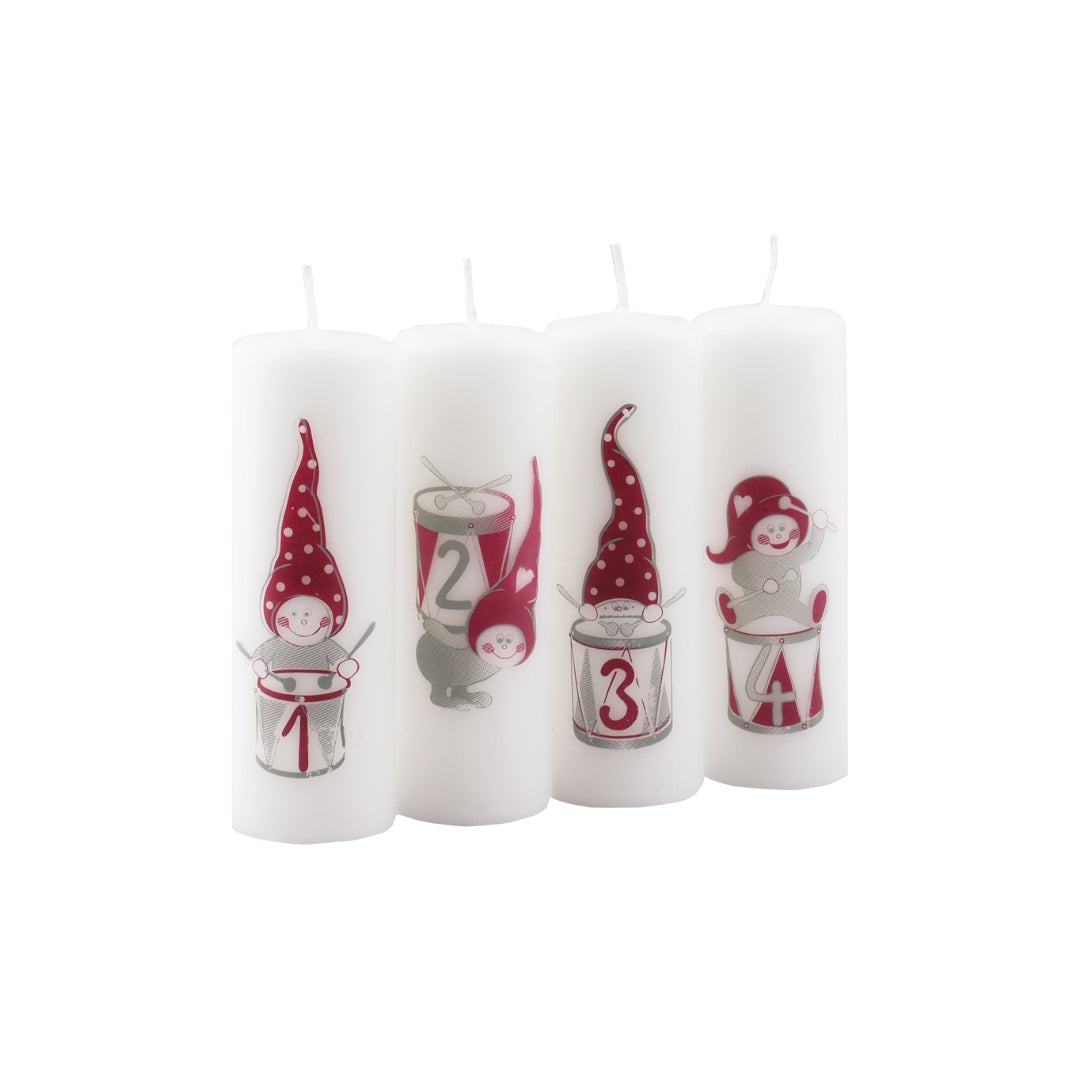 Advent nissubørn Blokkljós