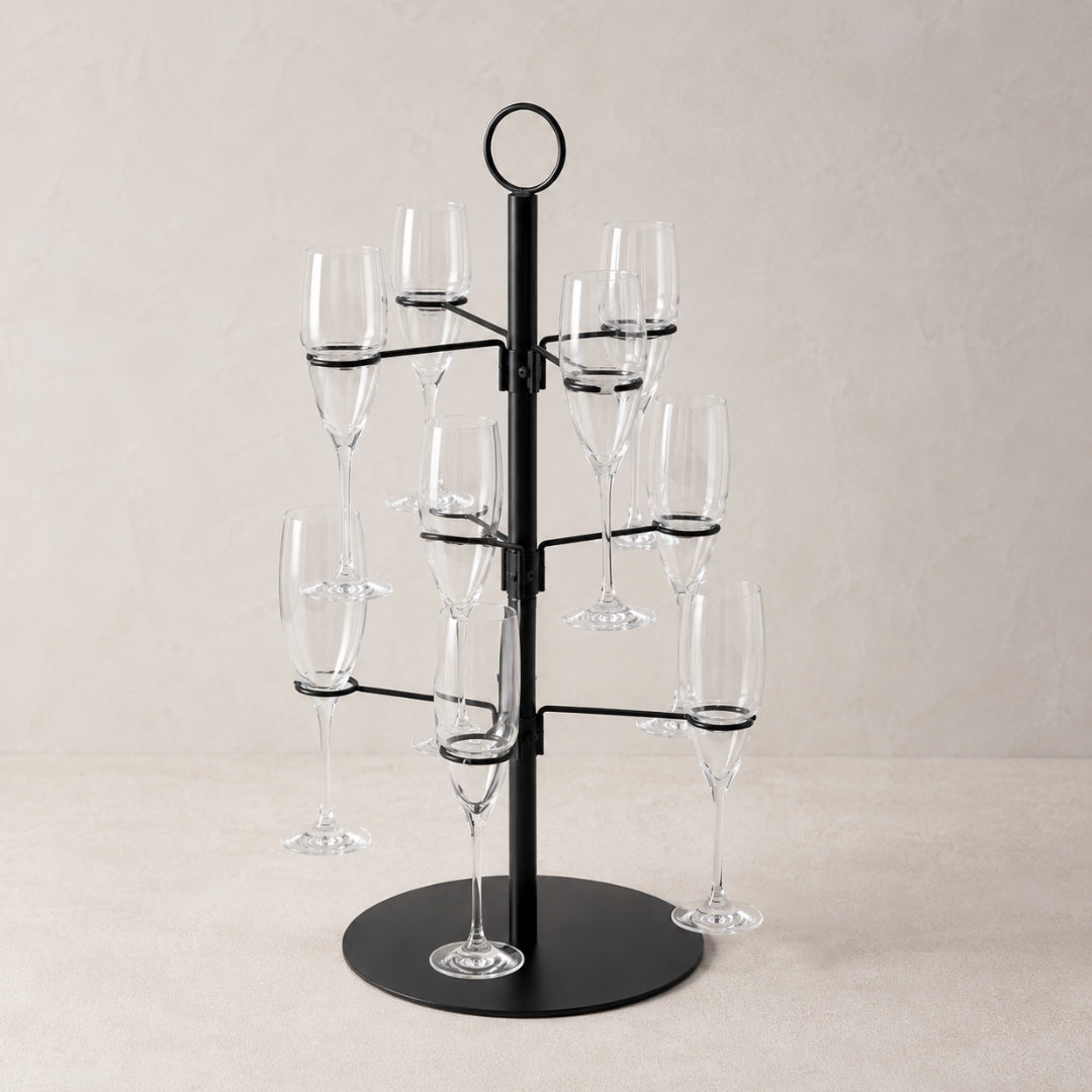 EH Uppsatsur t/12 champagnegløs 3hæddir H55,5cm