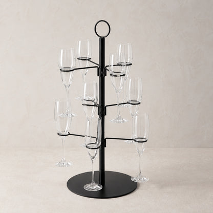 EH Uppsatsur t/12 champagnegløs 3hæddir H55,5cm