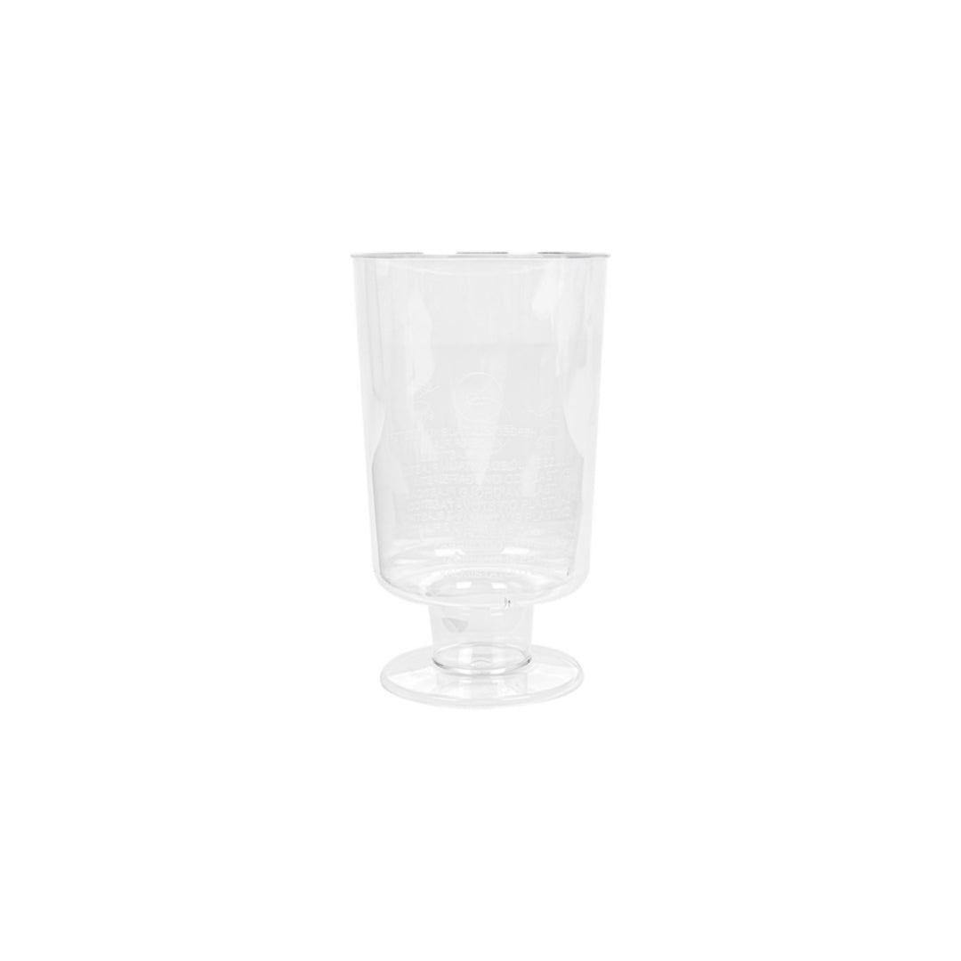 Glas 9,5cl á fóti Ø4,8x8,5cm PS 15stk|Kart40