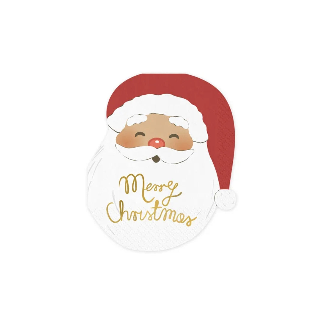 Serviettar 13,5x16cm &quot;Jólamaður&quot; 12stk