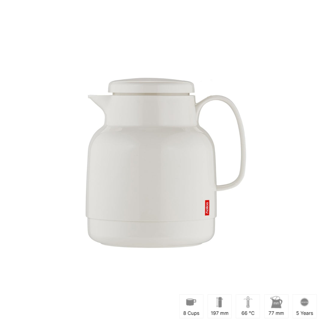 Helios termokanna Mondo 1L hvítt