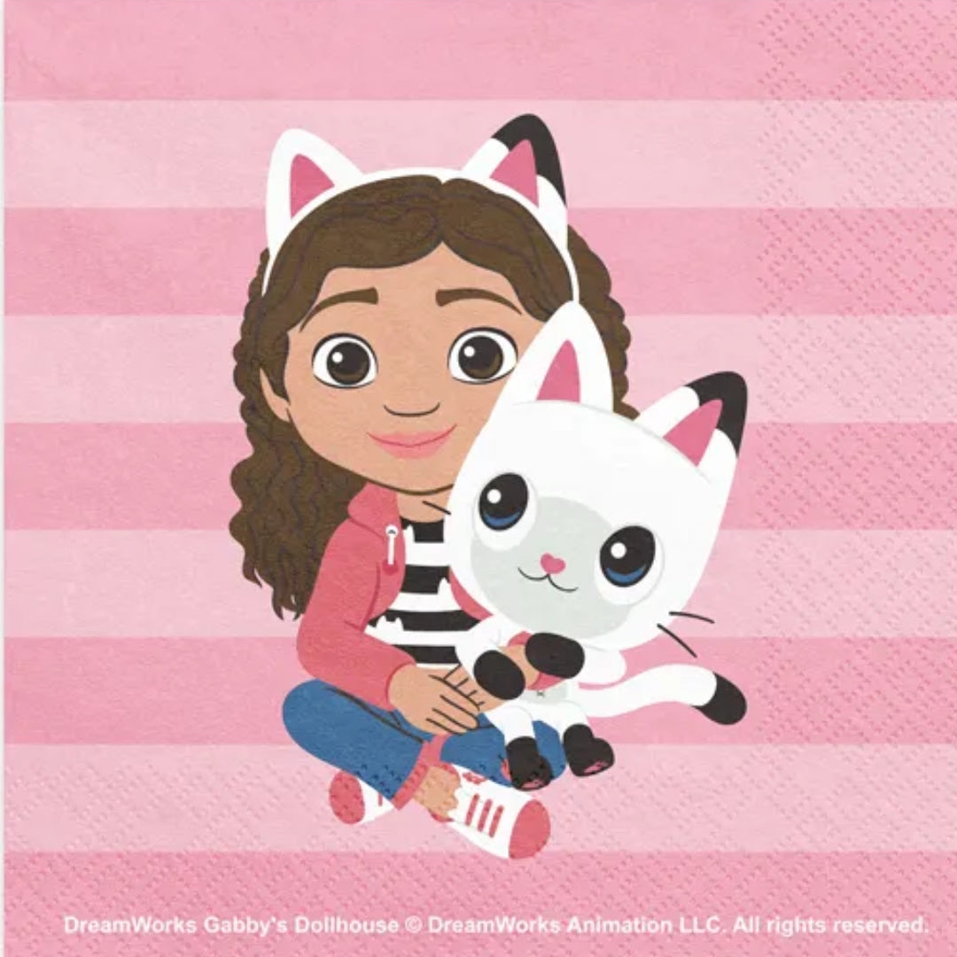 Serviettar 33cm Gabbys Dukkuhús 20stk