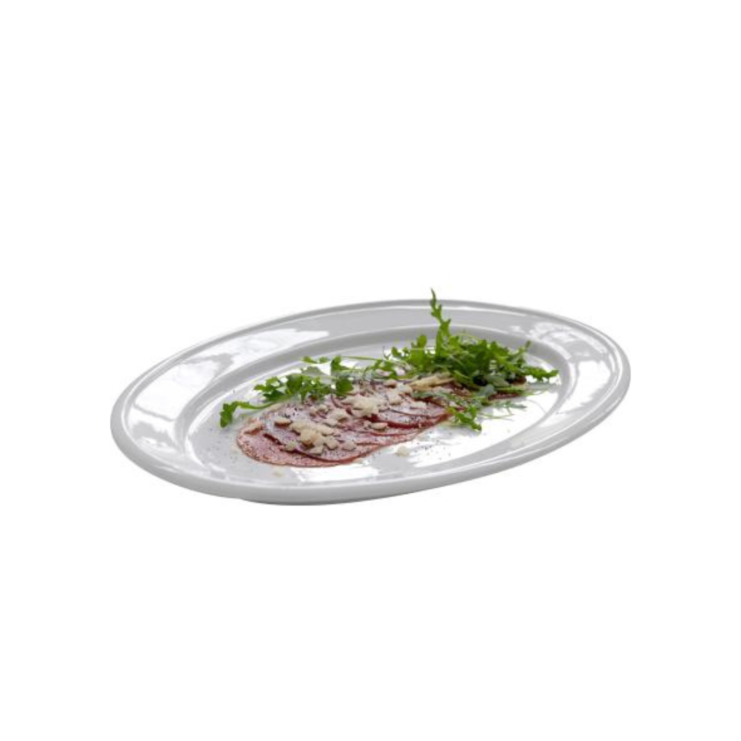 Serveringsfat ovalt 45cmx32cm Porselen