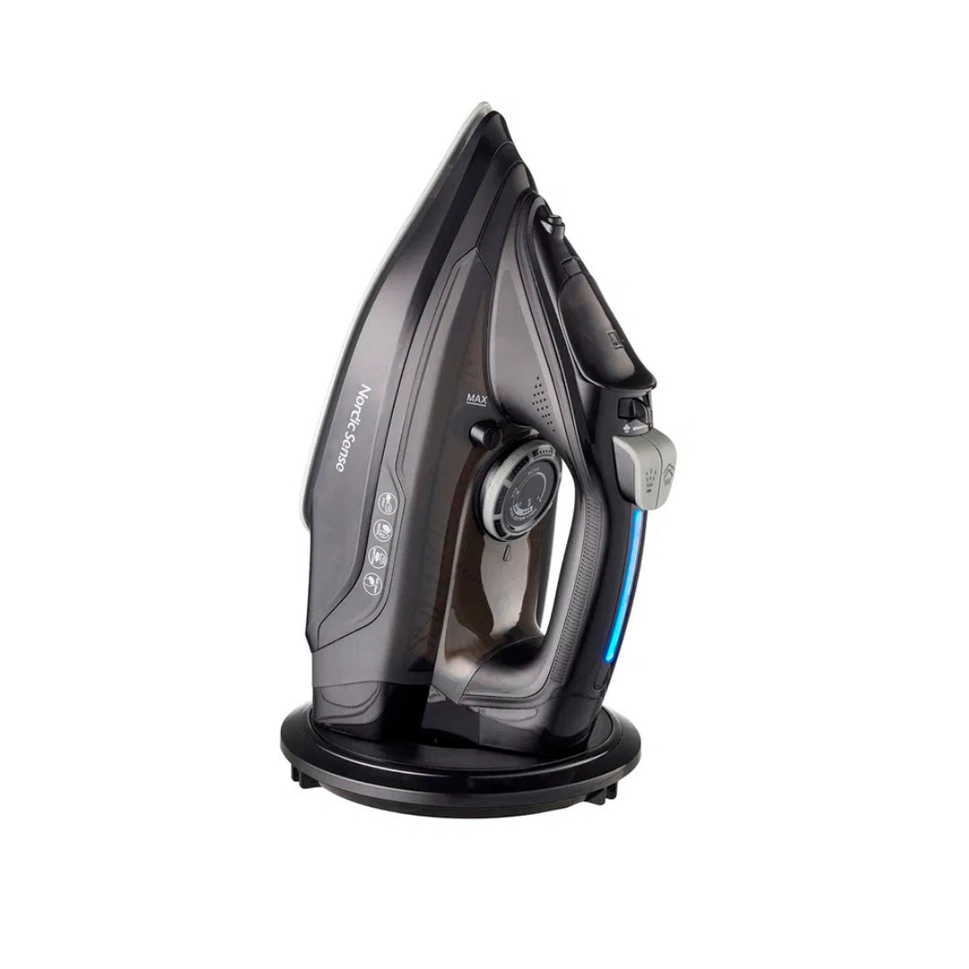 Dampstrúkijarn tráðleyst 2200W svart