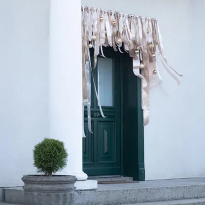 Silkiband kalt gull 38mm/25m