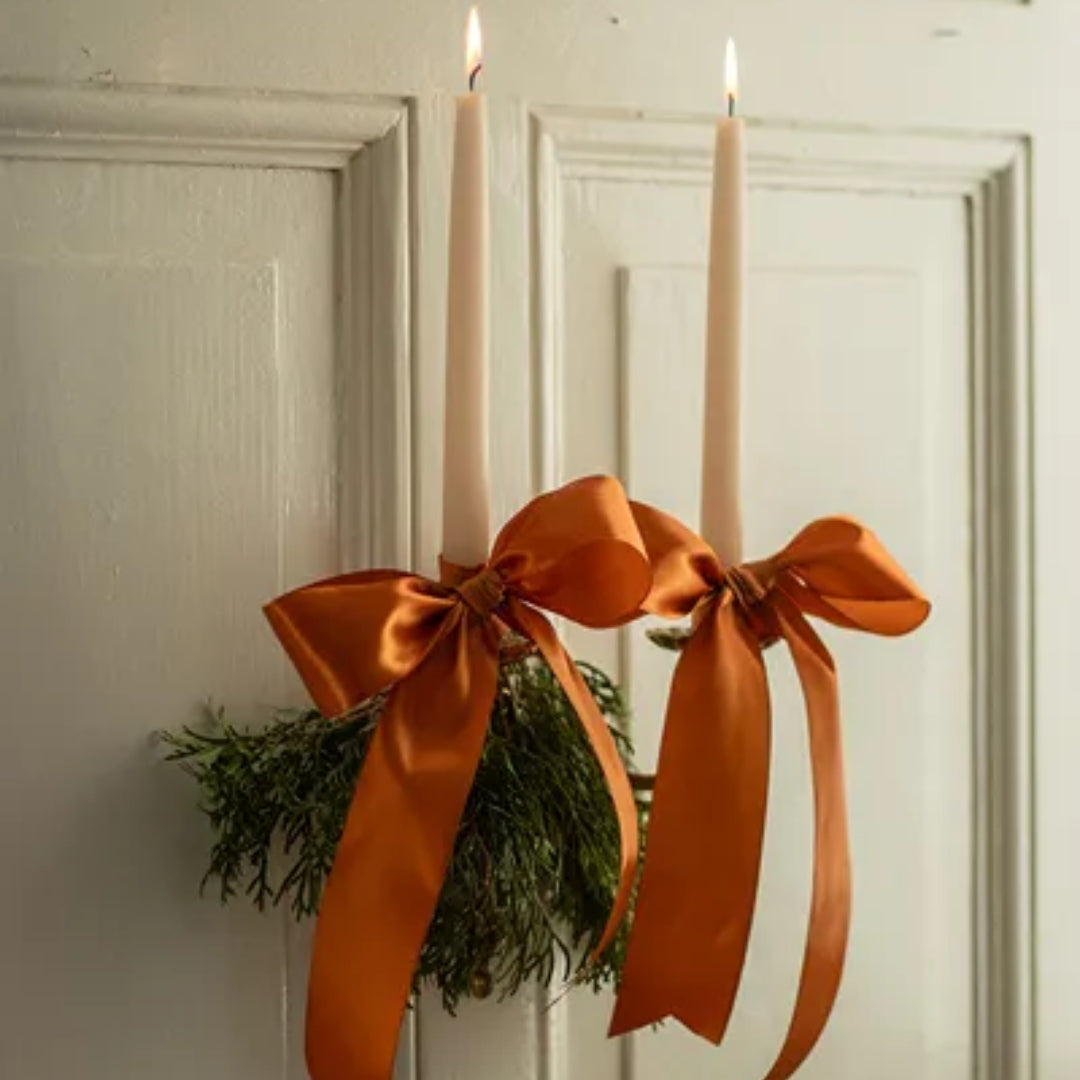 Silkiband rustað brúnt 38mm/25m