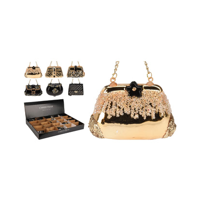 EH Jólakúla hondtaska 7x5cm 6ymisk