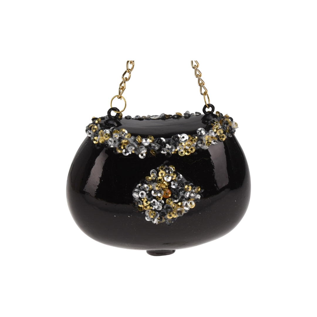 EH Jólakúla hondtaska 7x5cm 6ymisk