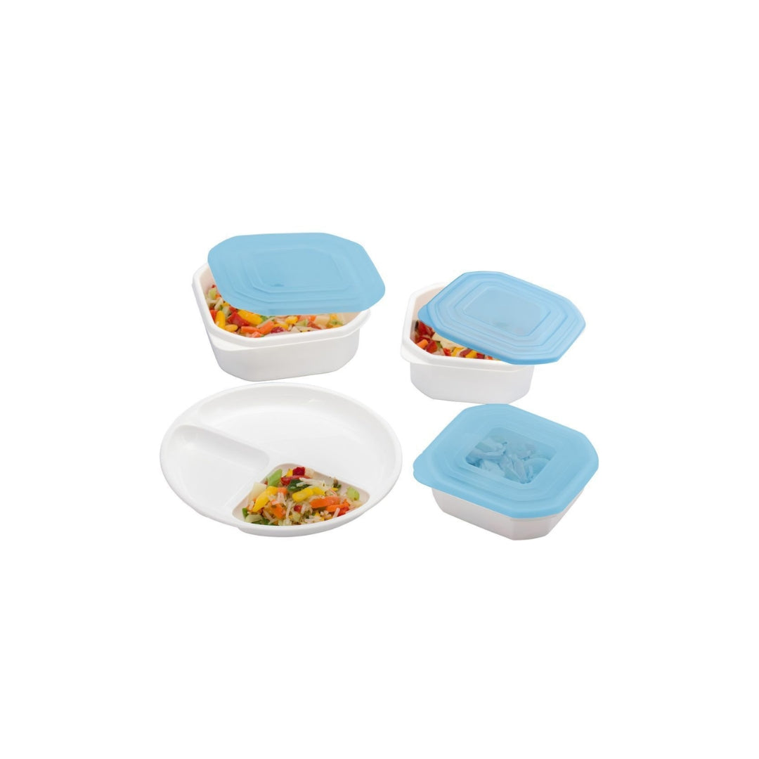 Westmark Mikroovnssett 5 deilir v/lok 90°C