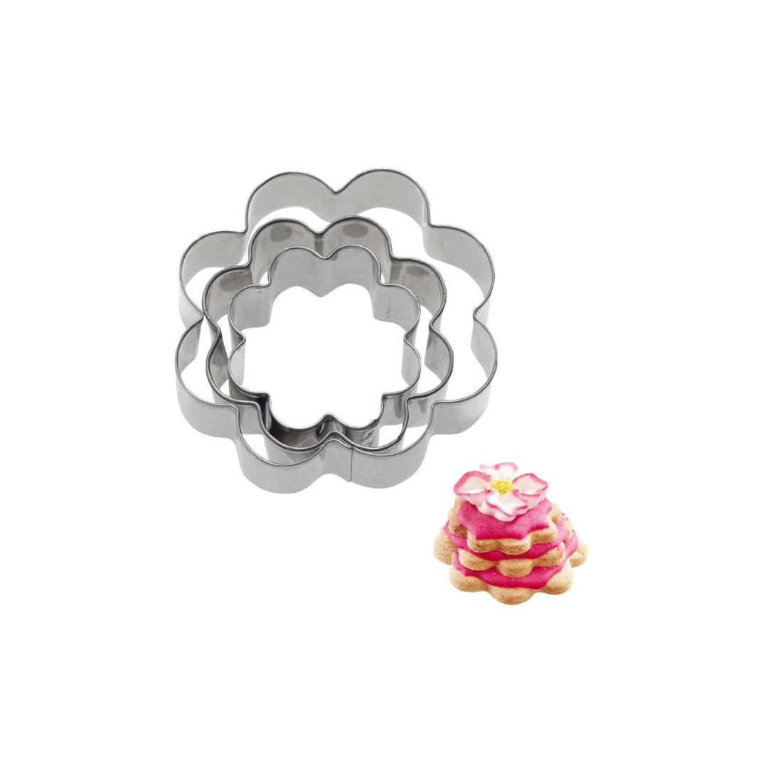 Westmark Útstikkarar rósuprýði RF 4/5/6cm 3stk