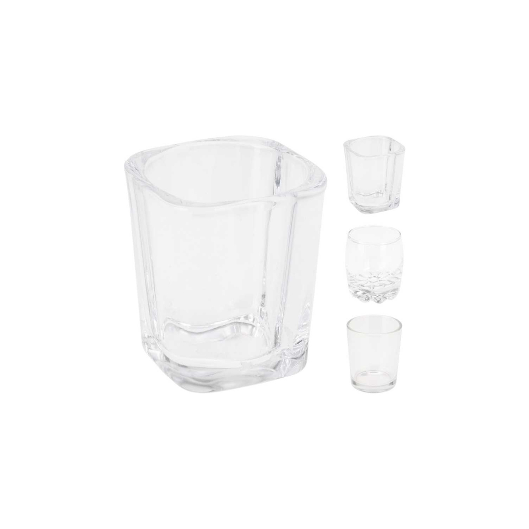 Shot glas 70ml 4 ass 1stk/Kart 24