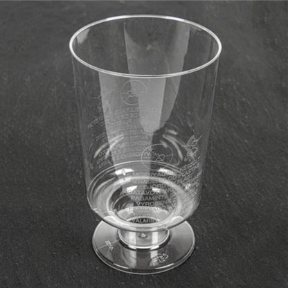 Glas 9,5cl á fóti Ø4,8x8,5cm PS 15stk|Kart40
