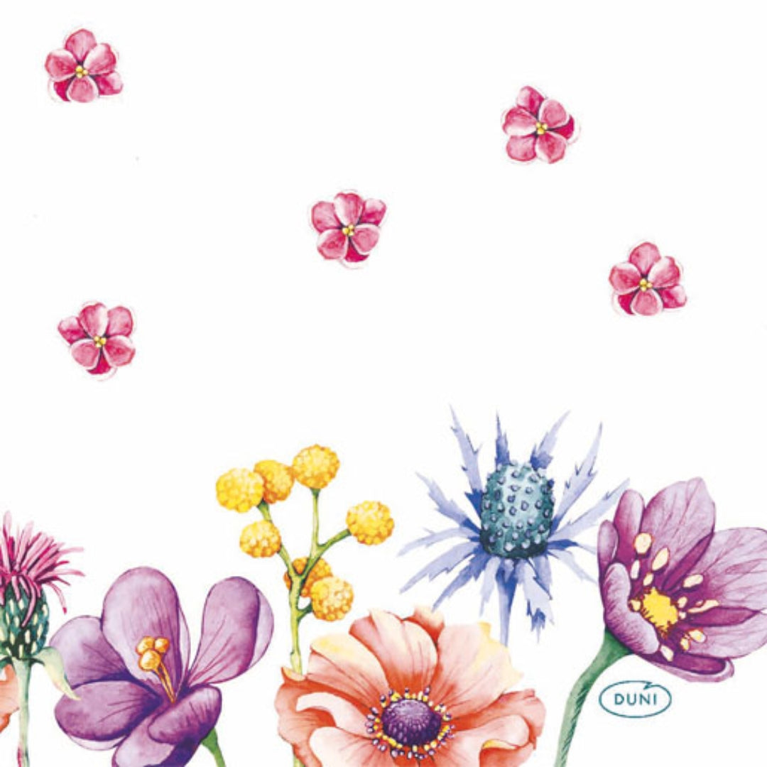 Duni Serv. 3-lag 24cm 20stk|kar12 Breezy butterfly