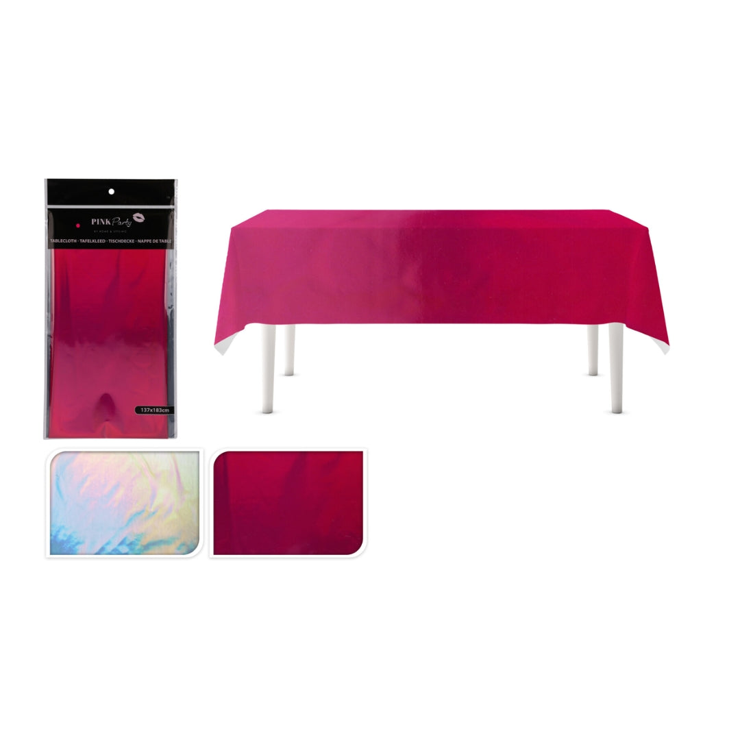 Dúkur 137x183cm pink ella irrisident plast