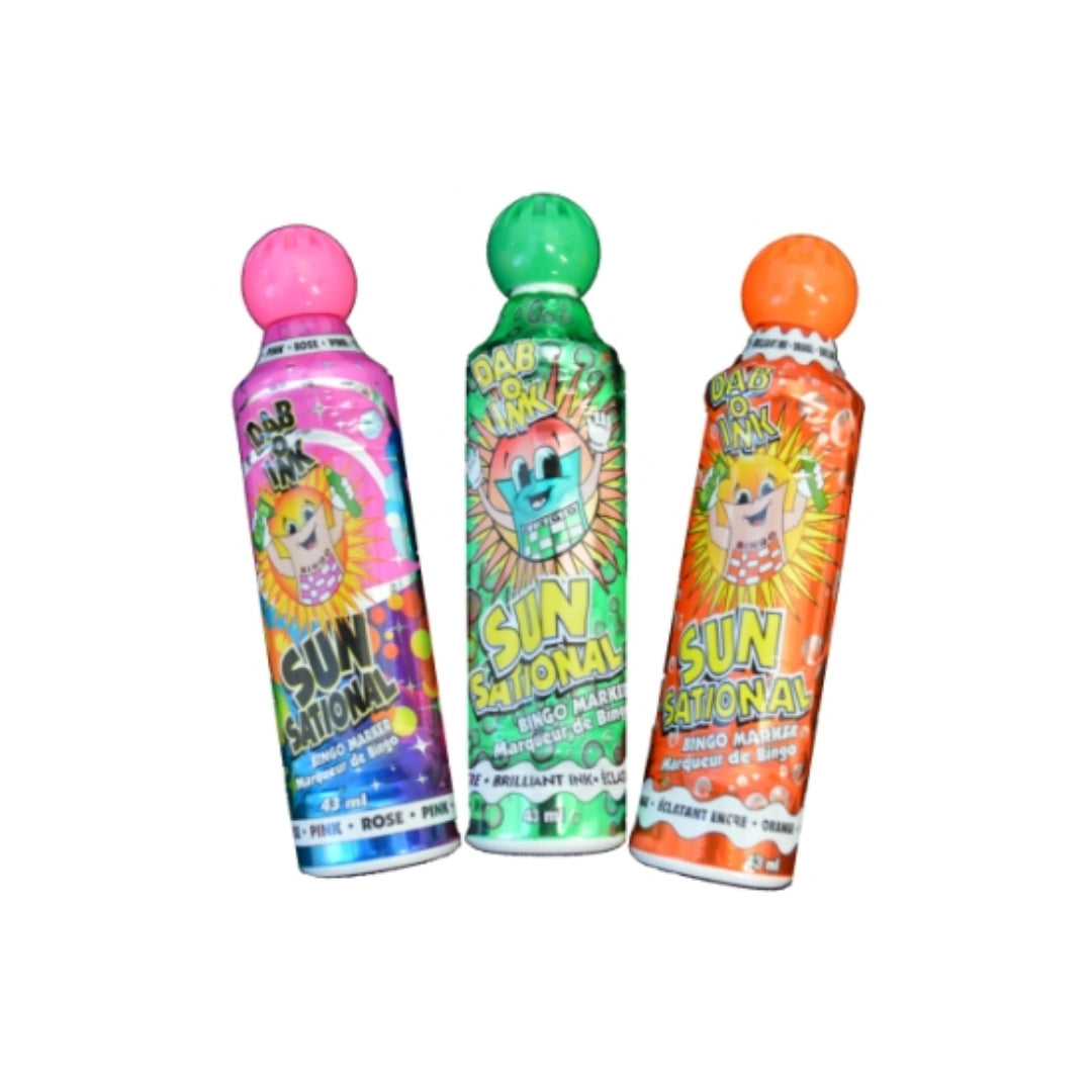 Bingotussj glimmur ymsir litir ass 1stk