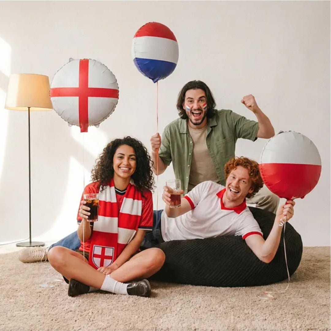 Ballón foliu Enska flaggið 35cm