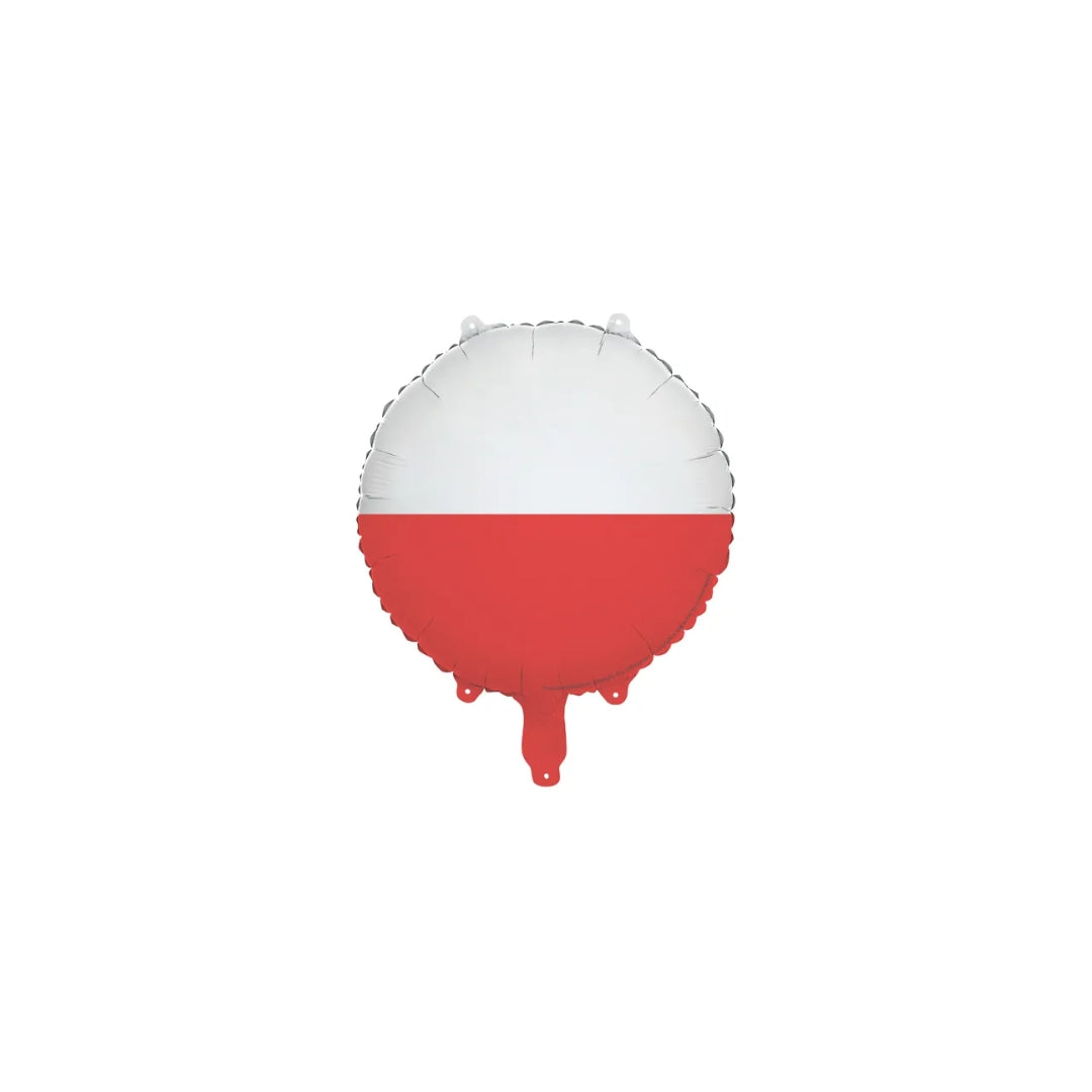 Ballón foliu Polska flaggið 35cm