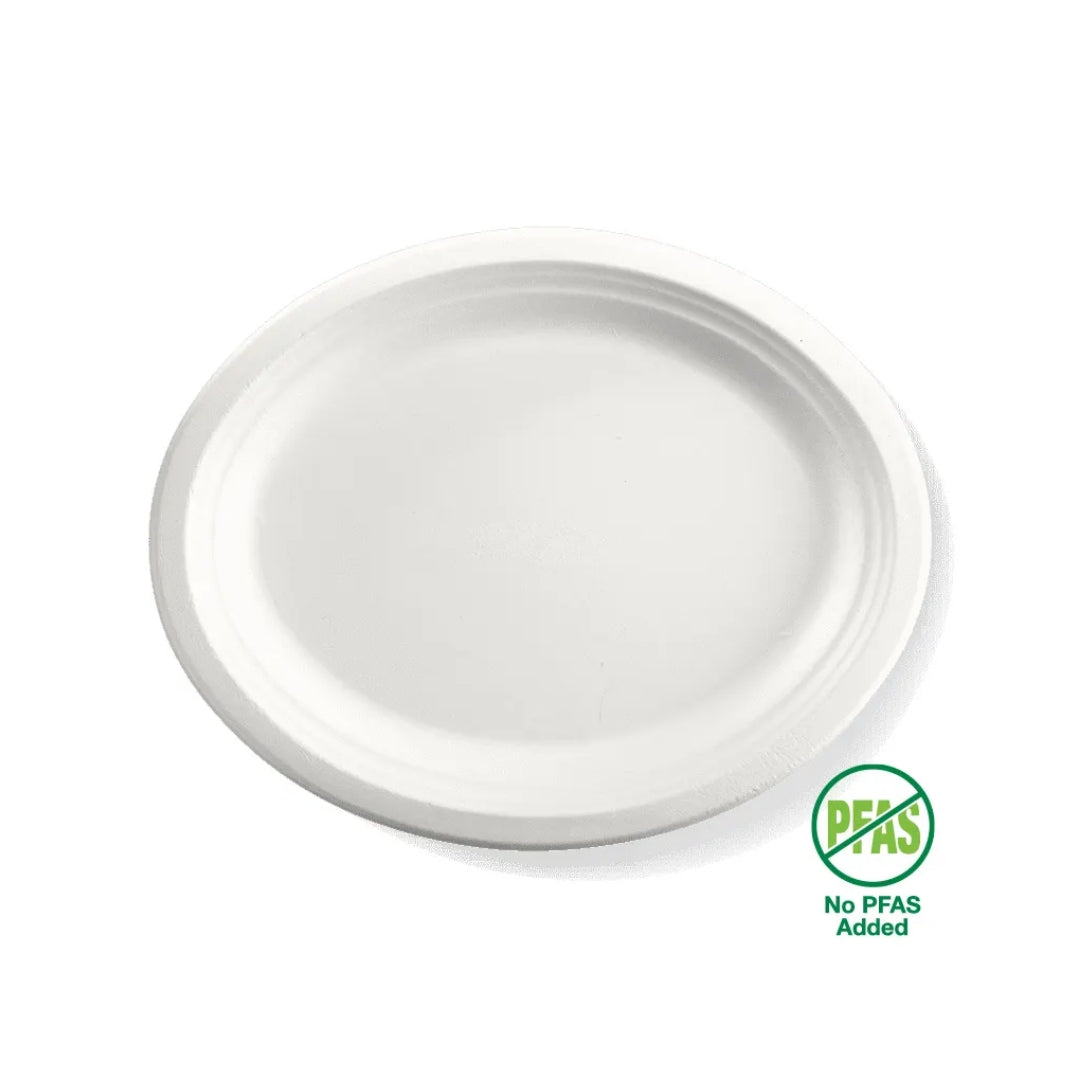 Tallerkar ovalur 32x25cm 125stk|Kar/4 Plantutrevjur PFASfríur