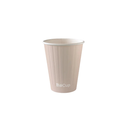 (Bíleggingarvøra) Biopak pappbikar 24cl 2lag Aqueous heimkomp 50stk|Kar/20