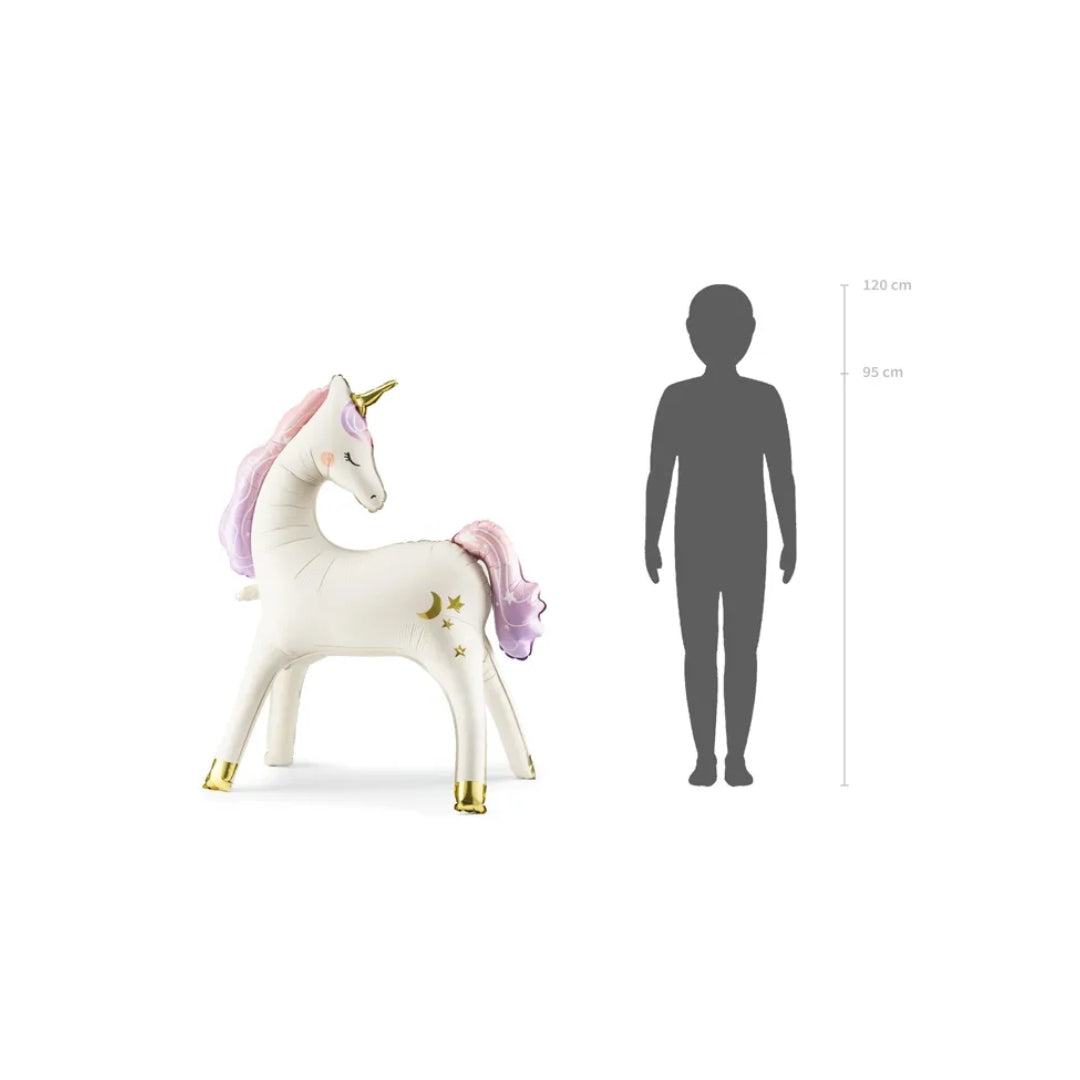 Standandi Ballón foliu Unicorn 95x86cm
