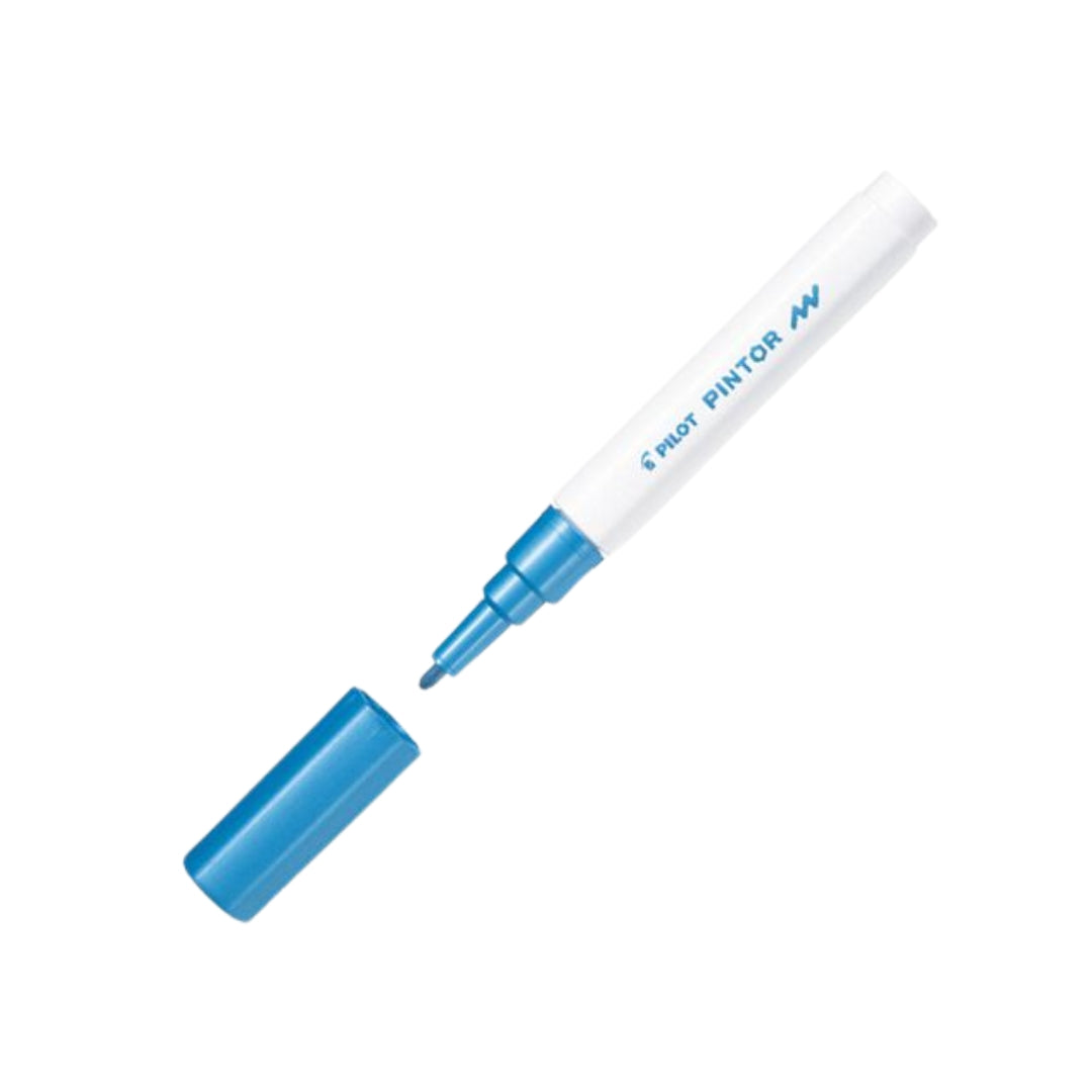Tussj Fín 1,0mm Metalliskt Blátt Pilot Pintor